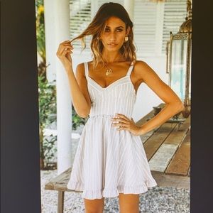 Hello molly tan strap dress!